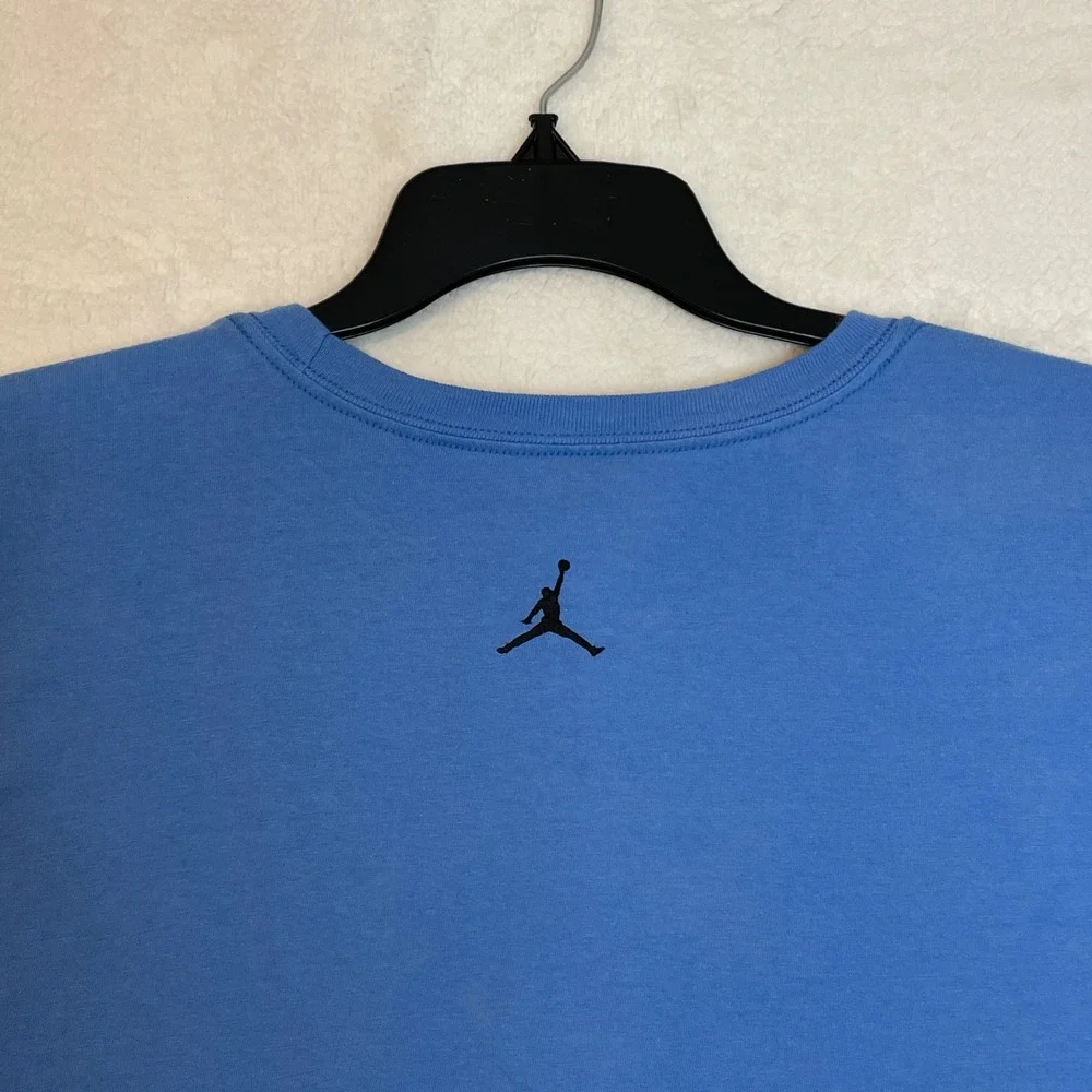 Jordan 3XL T-Shirt Blue Basketball Jumpman 23 Graphic Tee Menswear Activewear